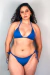 Calcinha Biquíni Amarração Glow Azul Escuro - Mari Gelinski Store - MGS