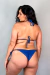 Calcinha Biquíni Amarração Glow Azul Escuro - loja online