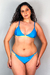 Top Biquíni Fixo Glow Azul Céu & Verde Pistache - loja online
