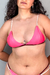 Top Biquíni Fixo Glow Rosa, Rosa Claro & Bordô - comprar online