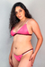 Top Biquíni Fixo Glow Rosa, Rosa Claro & Bordô - Mari Gelinski Store - MGS