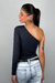 Body Um Ombro Cleo Preto - loja online