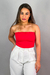 Blusa Tube Top Gabriela Vermelho