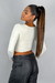 Cropped Manga Longa Marcela Off White - Mari Gelinski Store - MGS