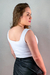Cropped Frufru Lívia Branco - Mari Gelinski Store - MGS