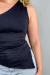 Blusa Um Ombro Franzida Flávia Preta na internet