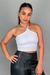 Cropped Amarração Stela Branco - comprar online