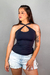 Blusa Decote U Débora Preta - Mari Gelinski Store - MGS
