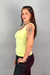Blusa Regata Quadrada Agata Verde Pistache - comprar online