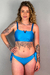 Calcinha Biquíni Amarração Larguinha Glow Azul Céu - comprar online