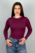 Body Costas Abertas Manga Longa Ellora Vinho - Mari Gelinski Store - MGS