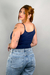 Blusa Alcinha Alice Azul Marinho