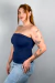 Blusa Tube Top Gabriela Azul Marinho - Mari Gelinski Store - MGS
