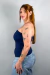 Blusa Tube Top Gabriela Azul Marinho - loja online