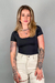 Body Manga Curta Bruna Preto - comprar online