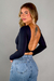 Cropped Corrente Manga Longa Juliana Preto - loja online