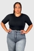 Body Costas Abertas Meia Manga Jaque Preto - Mari Gelinski Store - MGS