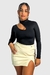 Saia Couro Eco Mia Off White - loja online