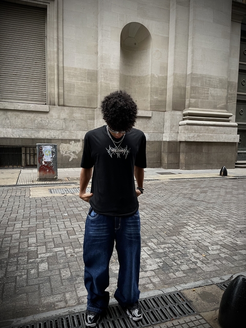 Remera Alas + Jean Presillas Azul - comprar online