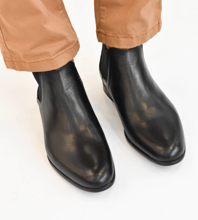 BOTA CORTA VESTIR HOMBRE CON ELASTICO CIMA
