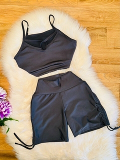 Conjunto fitness suplex PUX short + top Paloma - comprar online