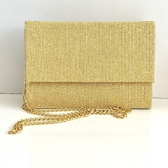 Bolsa Baladinha Brilhosa com Alça de Corrente