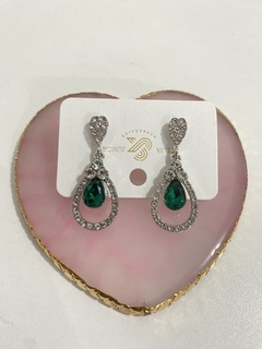 Brinco medio strass Luna - loja online