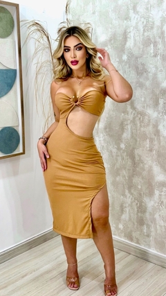 Vestido Canelado A 37 - comprar online