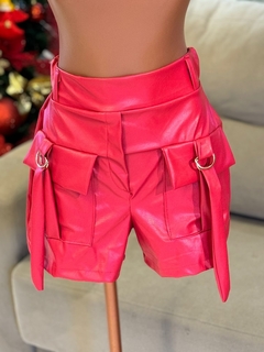 Short Cargo couro ecológico - comprar online