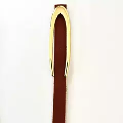Cinto Feminino Oval Fivela dourada SLIM - loja online