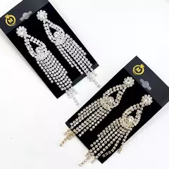 Brinco de Festa em Strass Base Sol