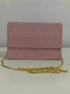 Bolsa Baladinha Brilhosa com Alça de Corrente