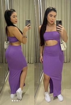 Vestido Canelado A 28 - comprar online