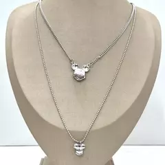Colar Bijoux 2 em 1 Mickey