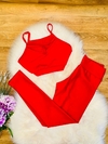 Conjunto fitness suplex legging + top Paloma