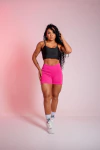 Conjunto fitness short jacquard + top suplex Paula - comprar online