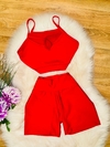 Conjunto fitness suplex short + top Paloma