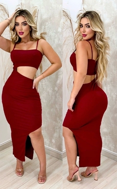 Vestido Canelado A 59 - comprar online