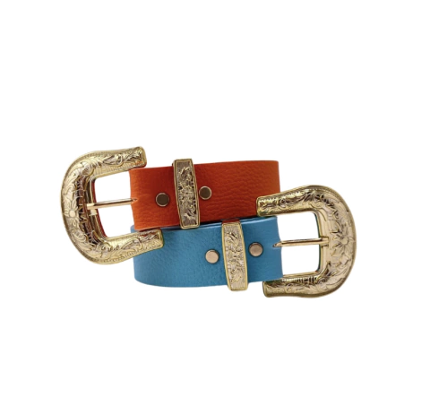 Cinto com fivela trabalhada