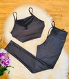Conjunto fitness suplex PUX legging + top Paloma - comprar online