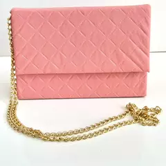 Bolsa Baladinha Textura com Alça de Corrente