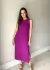 Vestido Midi Canelado - DEVINI basic clothing