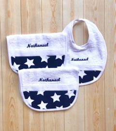 Babero y Babitas de Toalla Personalizados - Para Mimarte