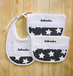 Babero y Babitas de Toalla Personalizados - tienda online