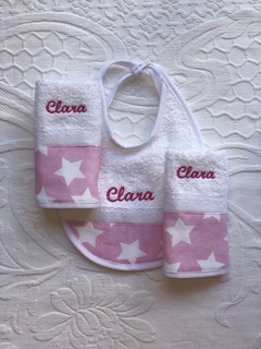 Babero y Babitas de Toalla Personalizados en internet