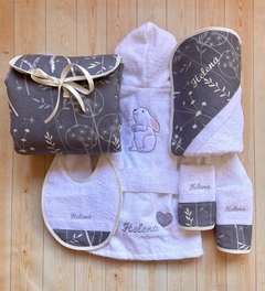 Set de Accesorios en Gabardina Estampada - tienda online