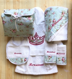 Set de Accesorios en Gabardina Estampada - tienda online