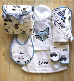 Set de Accesorios en Gabardina Estampada - Para Mimarte