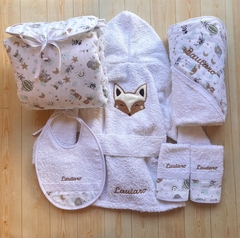 Set de Accesorios en Gabardina Estampada - comprar online