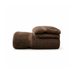 Juego de Toallon y Toalla de mano 650Grs Marron - comprar online